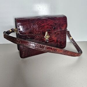 Vintage Genuine Crocodile Convertible Bag FIRM